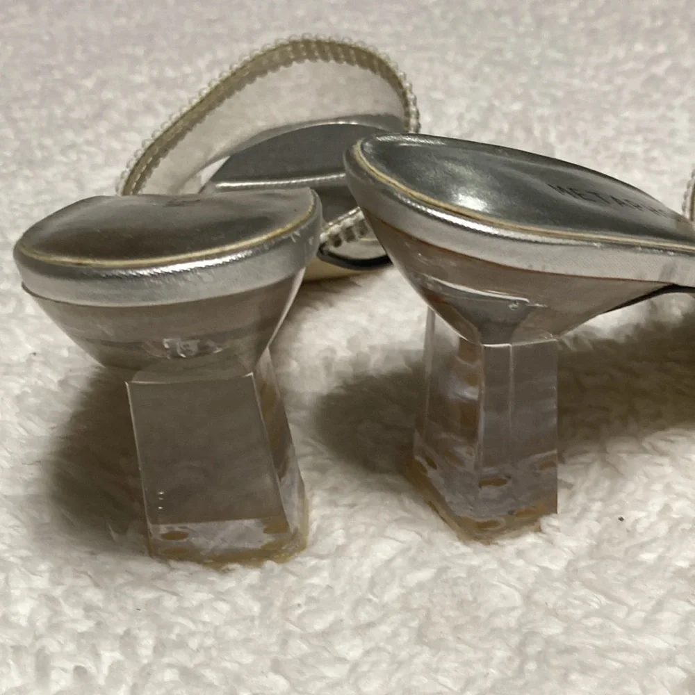 Metaphor Clear Plastic Heels - Picture 4 of 4